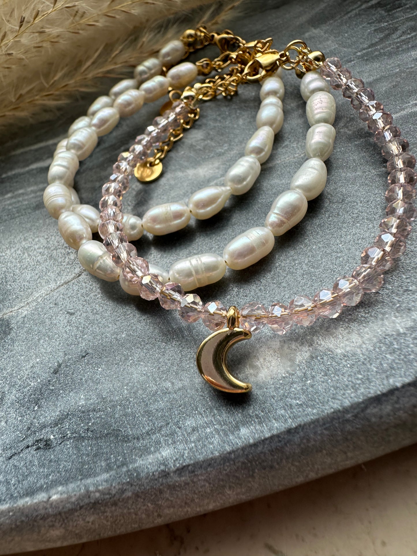Classy Süßwasserperlenarmband