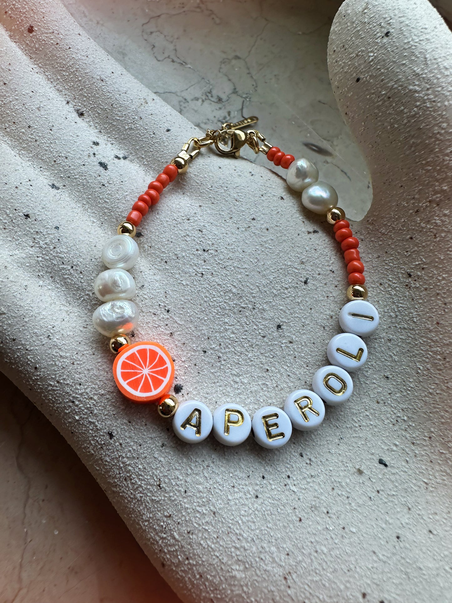 Aperoli Armband mit Süßwasserperlen