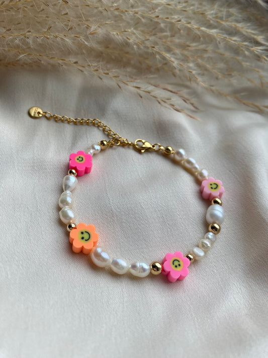 Daisy Smiley Armband