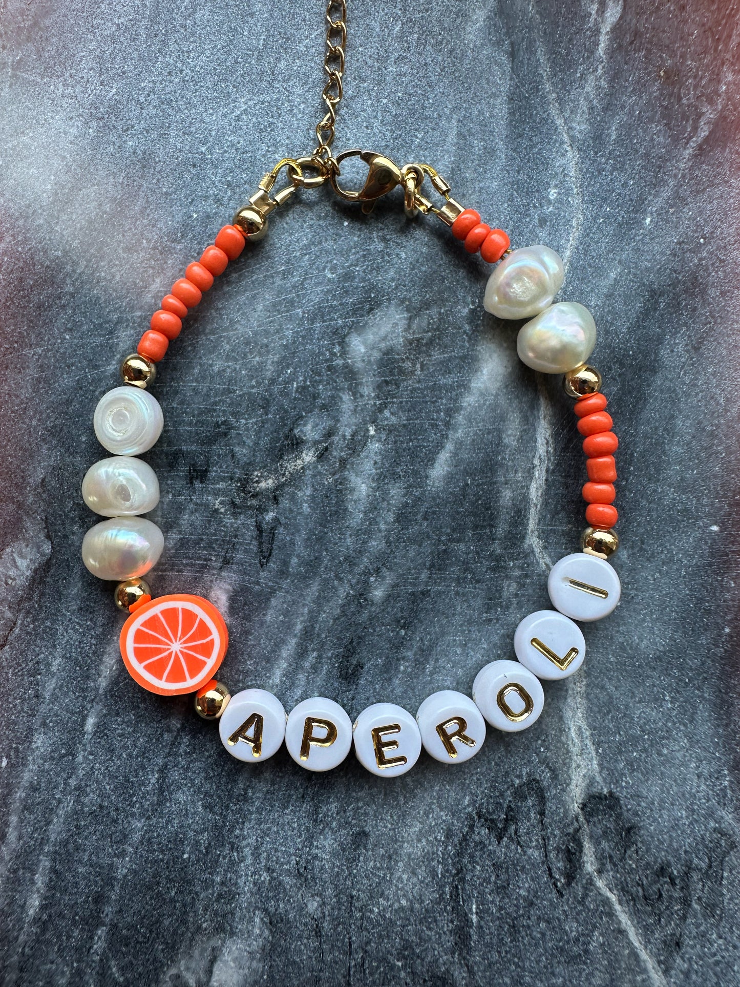 Aperoli Armband mit Süßwasserperlen
